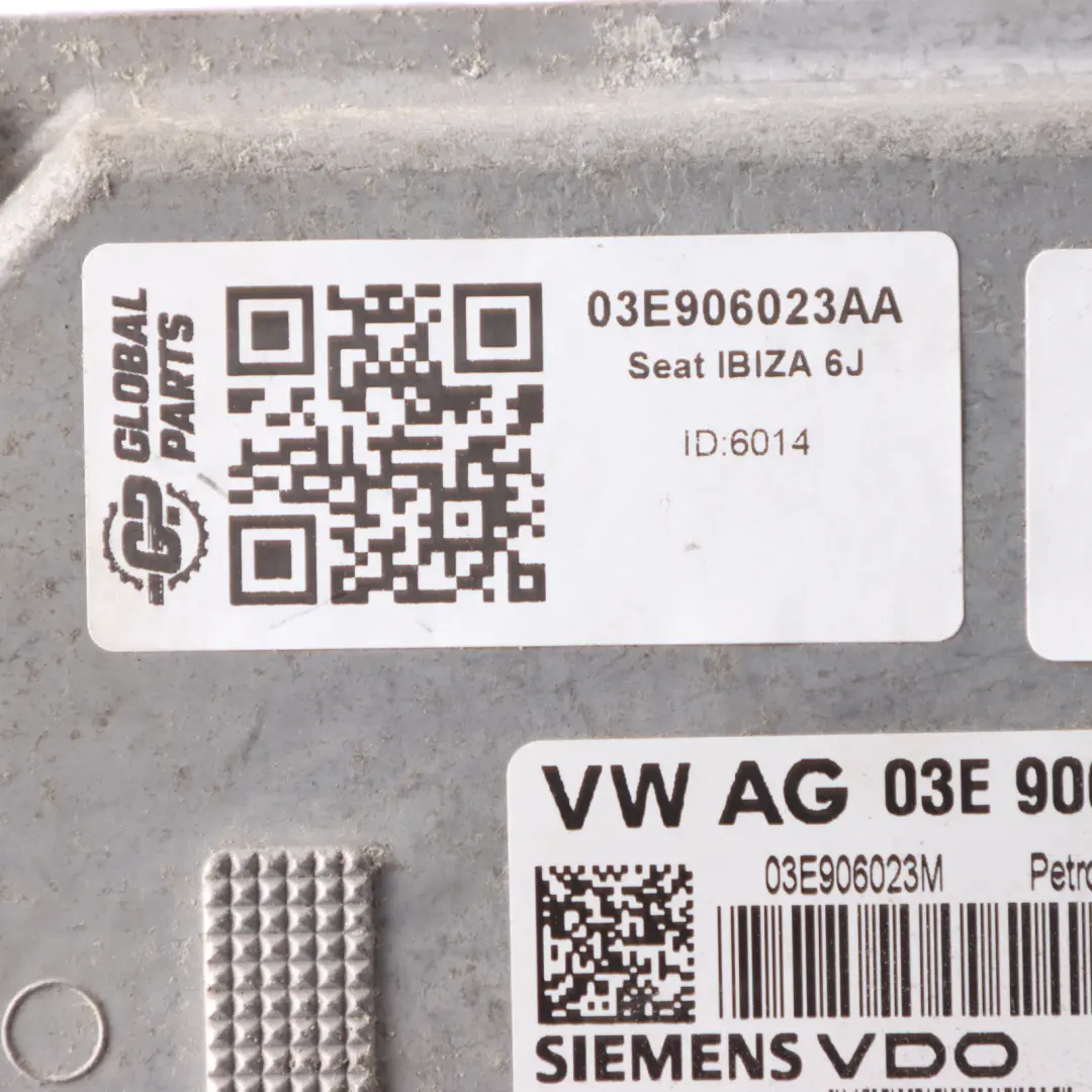 Seat Ibiza 6J 1.2 CGPA 69HP Engine Control Unit Module ECU 03E906023AA Manual