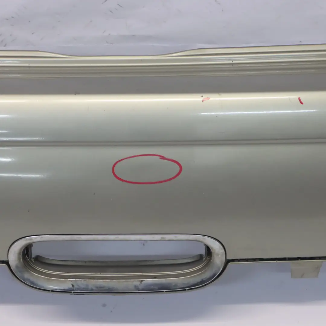 Mini R56 R57 Rear Bumper Trim Panel Cover Sparkling Silver Metallic - A60