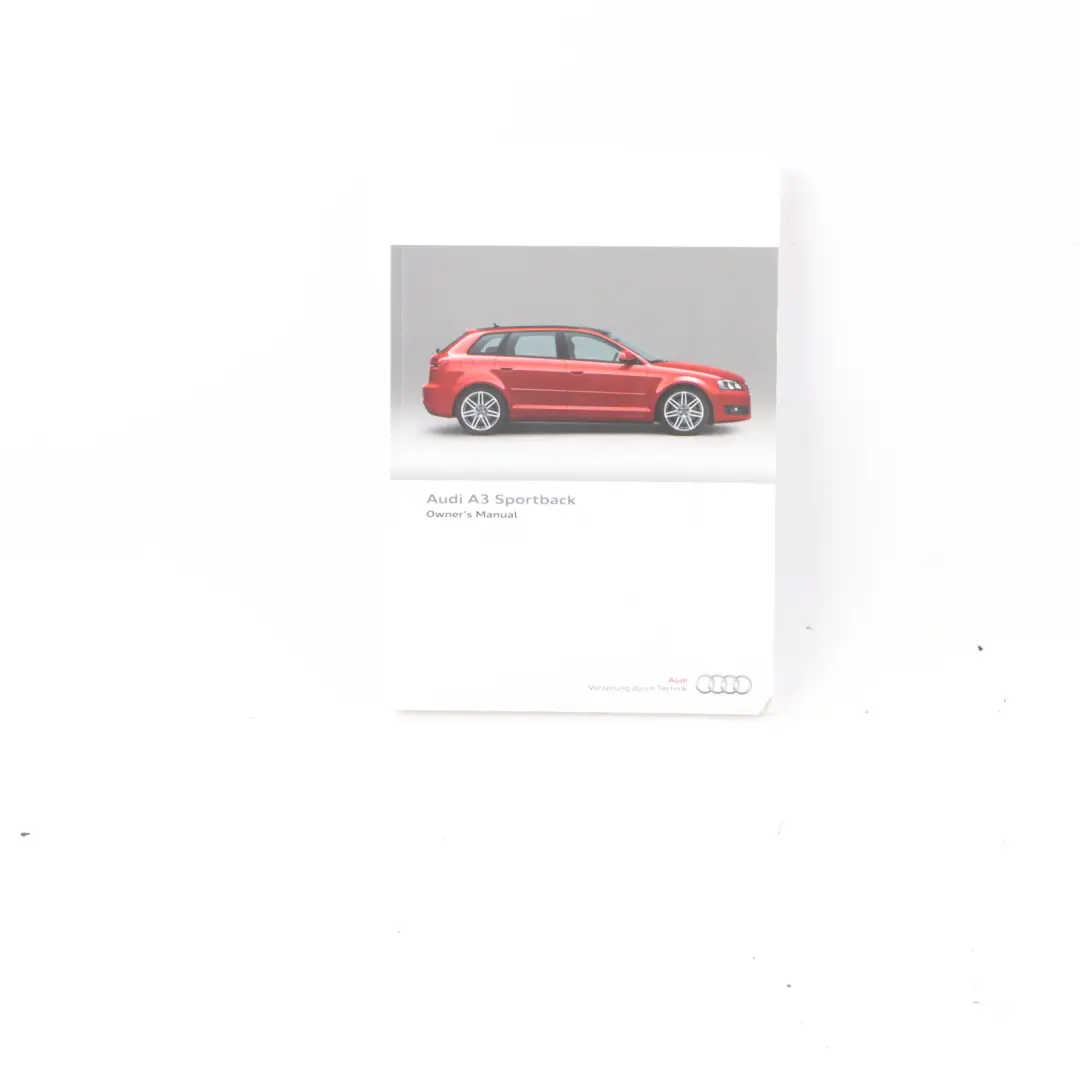 Audi A3 8P Owner's Handbook Manual Service Booklet Pouch Case Wallet Set