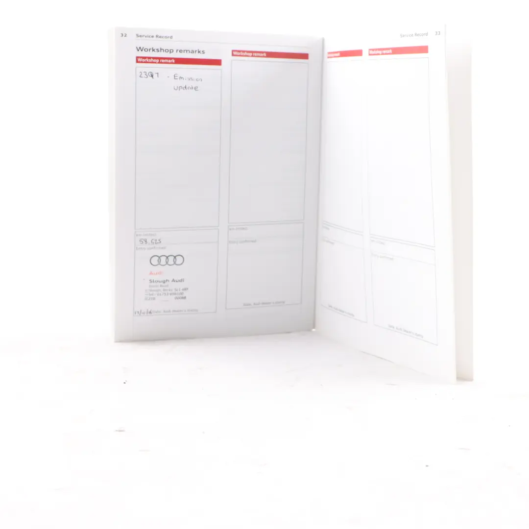 Audi A3 8P Owner's Handbook Manual Service Booklet Pouch Case Wallet Set