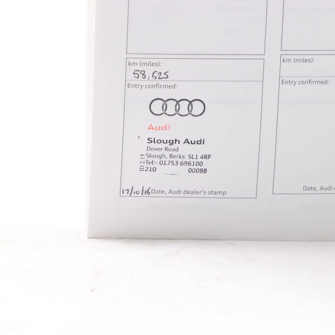 Audi A3 8P Owner's Handbook Manual Service Booklet Pouch Case Wallet Set