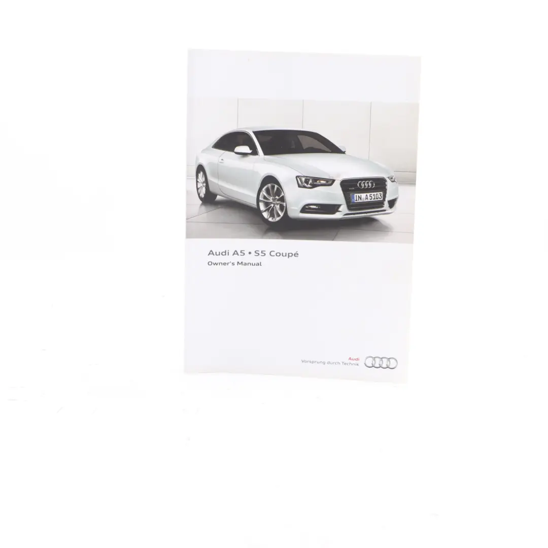 Audi A5 8T Owner Handbook Manual 125318T320