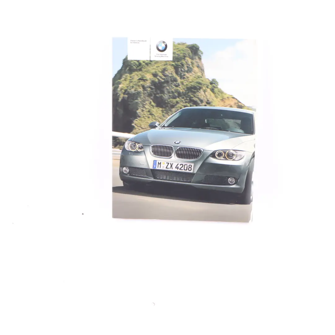 BMW E92 E93 Service Owner's Handbook Book Slipcase Pouch Case Wallet Set