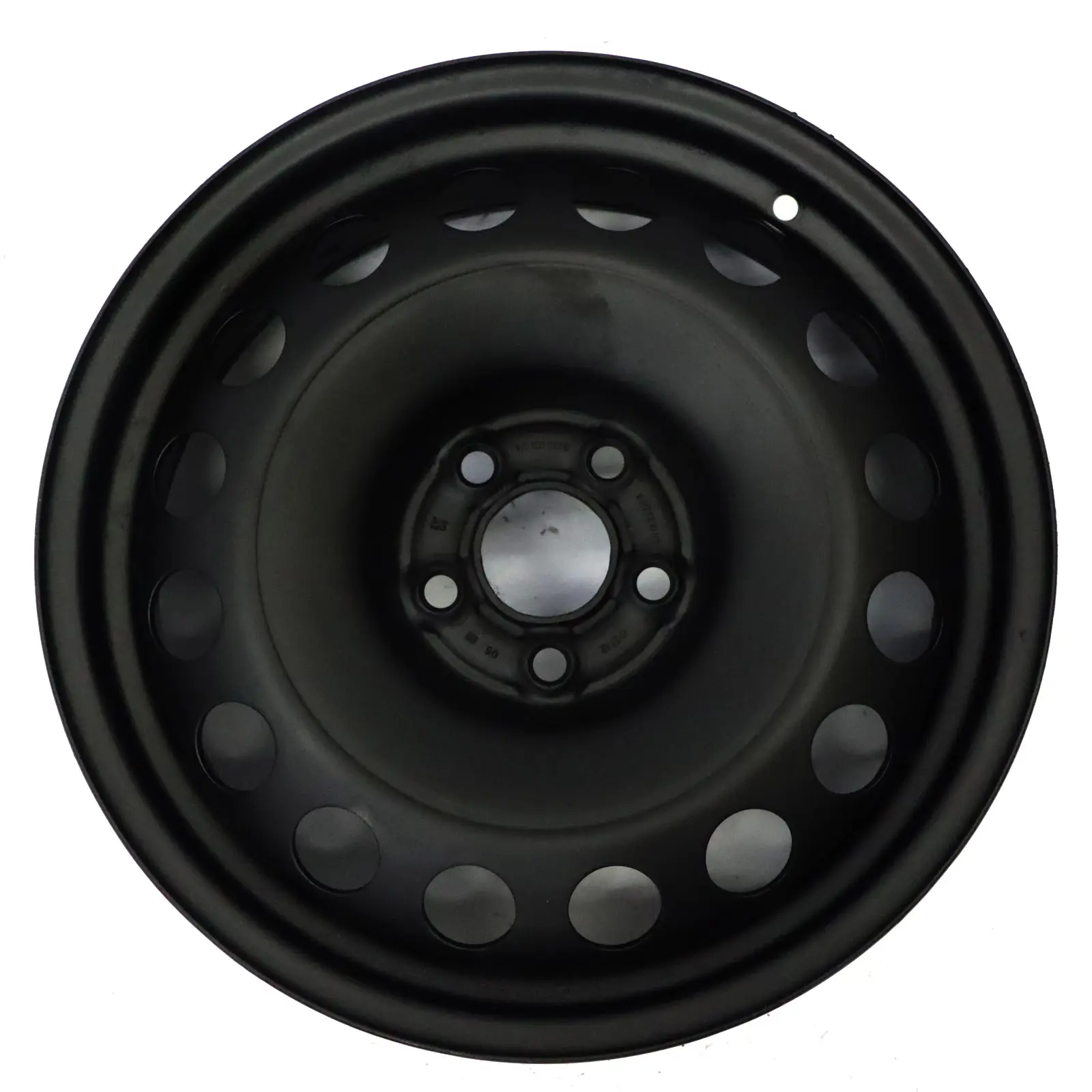 Volkswagen Golf Seat Ibiza Black Steel Wheel Rim 16" 6.5J ET:42 1J0601027R