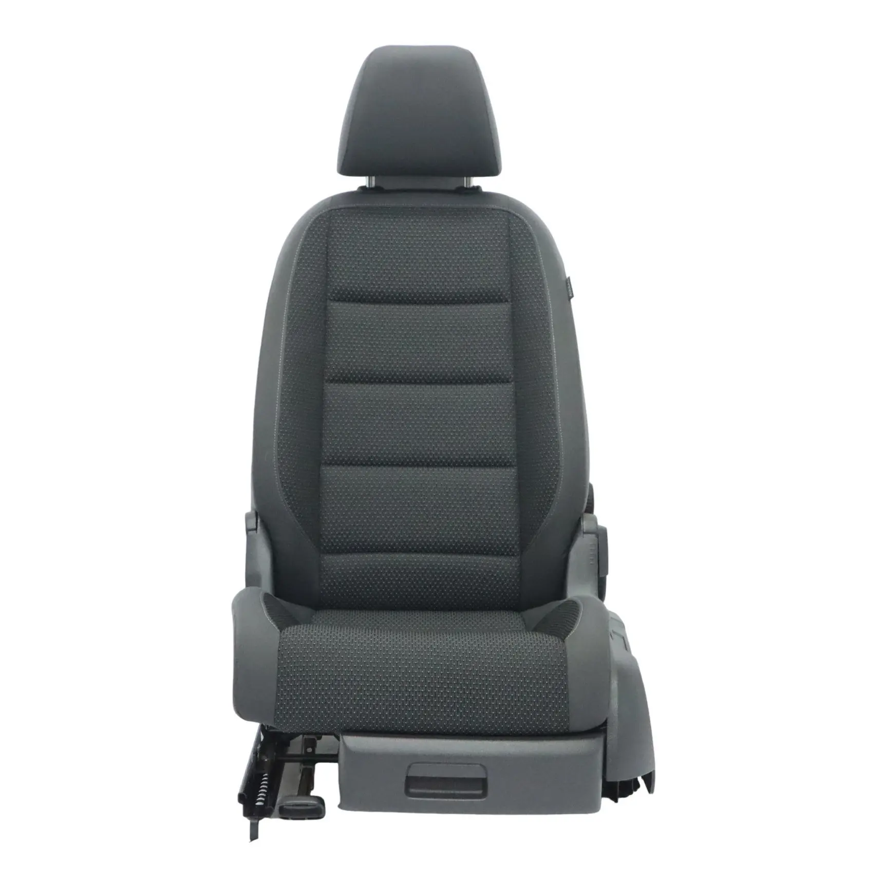 Volkswagen Touran 1T Front Seat Left N/S Interior Fabric Anthracite Grey Blue