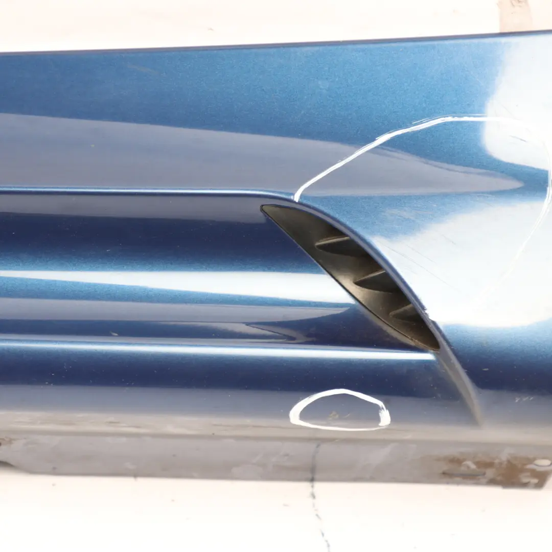 BMW E90 LCI Side Skirt M Aerodynamics Sill Strip Left N/S Le Mans Blue - 381