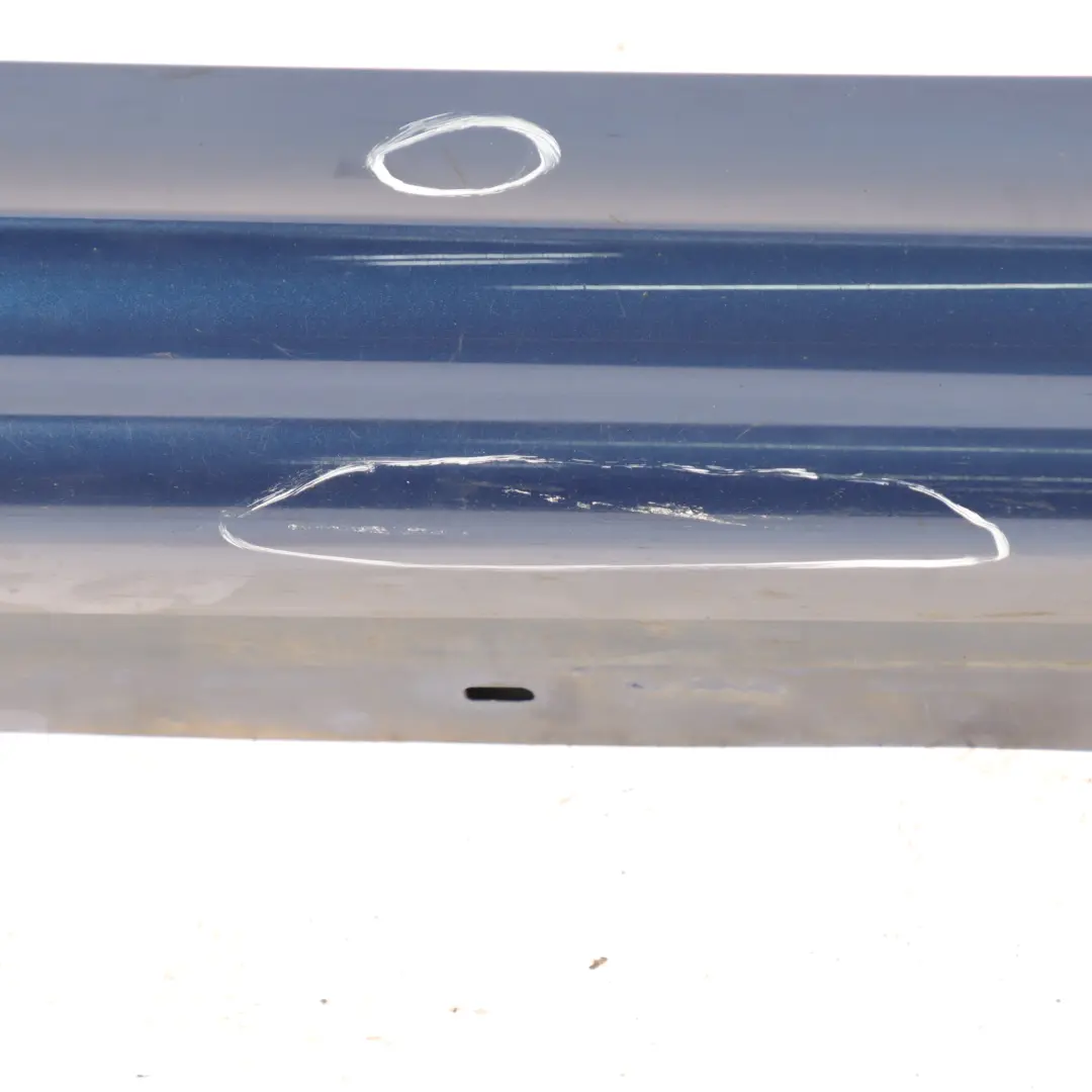 BMW E90 LCI Side Skirt M Aerodynamics Sill Strip Right O/S Le Mans Blue - 381