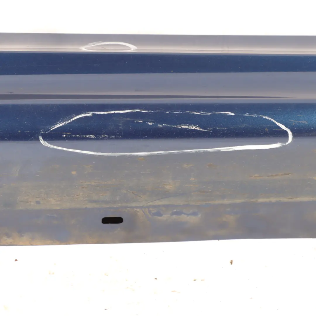 BMW E90 LCI Side Skirt M Aerodynamics Sill Strip Right O/S Le Mans Blue - 381