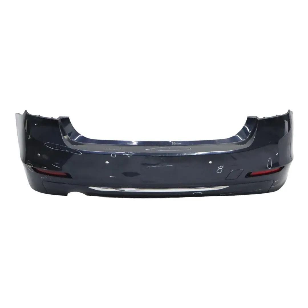 BMW F30 Bumper Rear Trim Panel PDC Imperial Blau Blue Metallic - A89