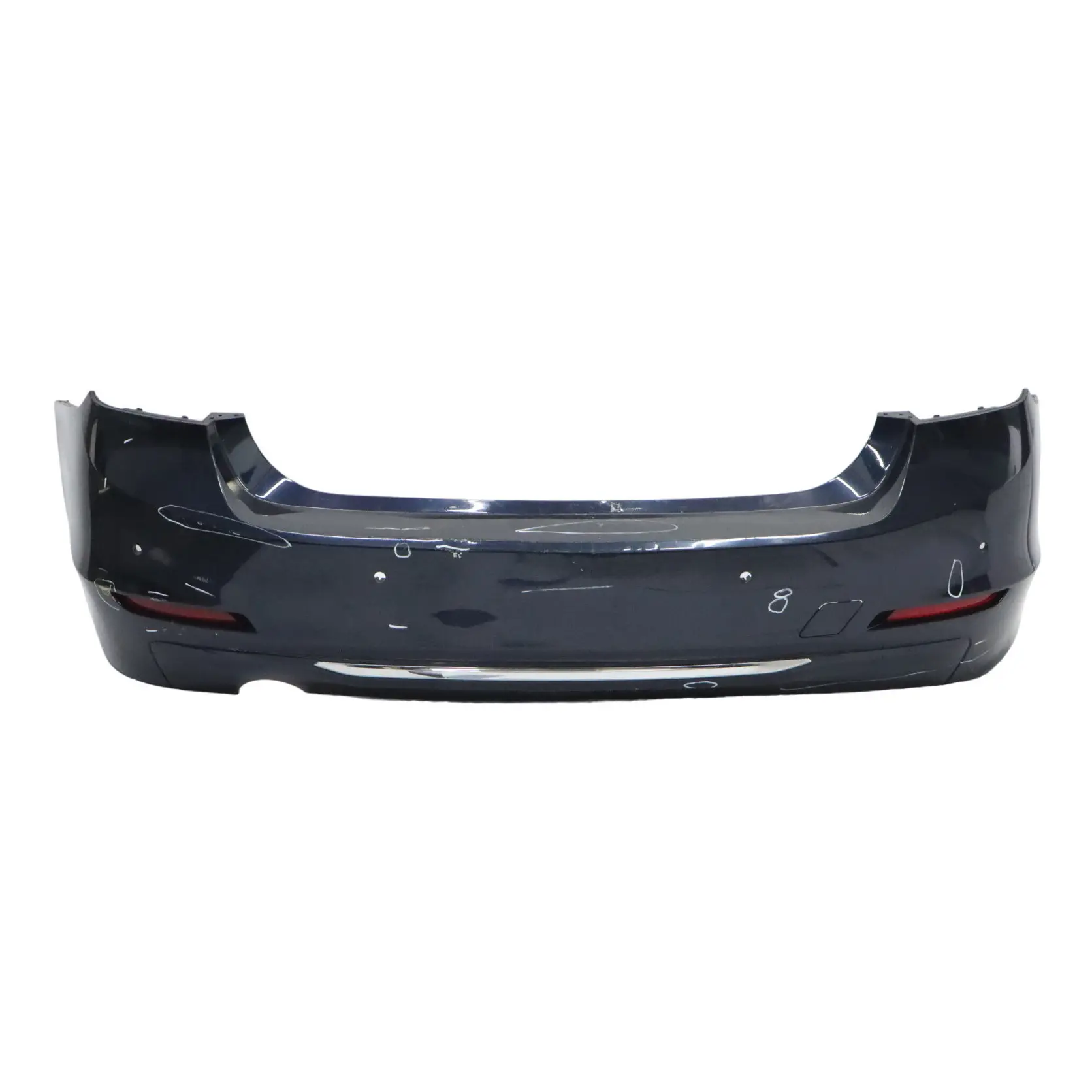 BMW F30 Bumper Rear Trim Panel PDC Imperial Blau Blue Metallic - A89