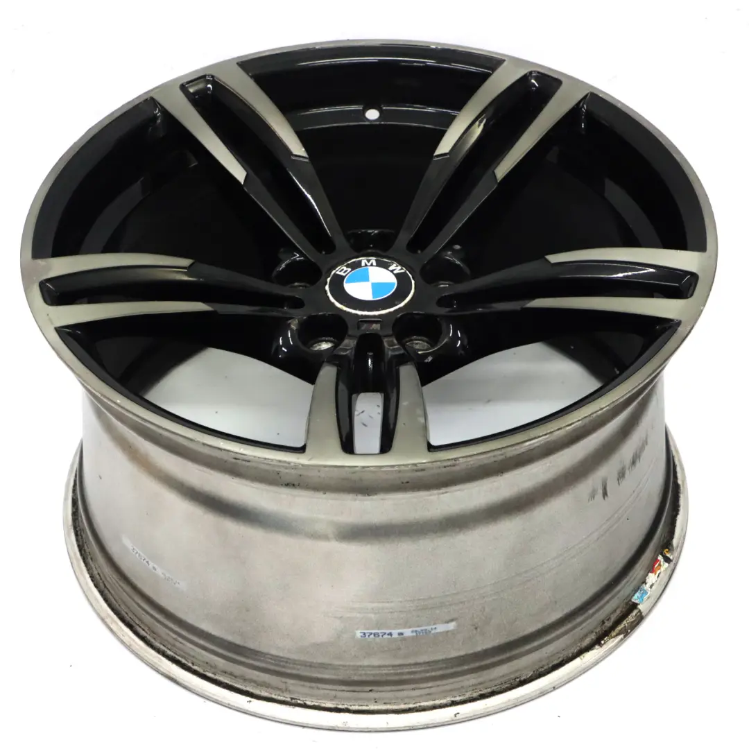 BMW F80 M3 F82 M4 Hinter Rad Alufelge M Doppelspeiche 437M 19" 10J 2284756