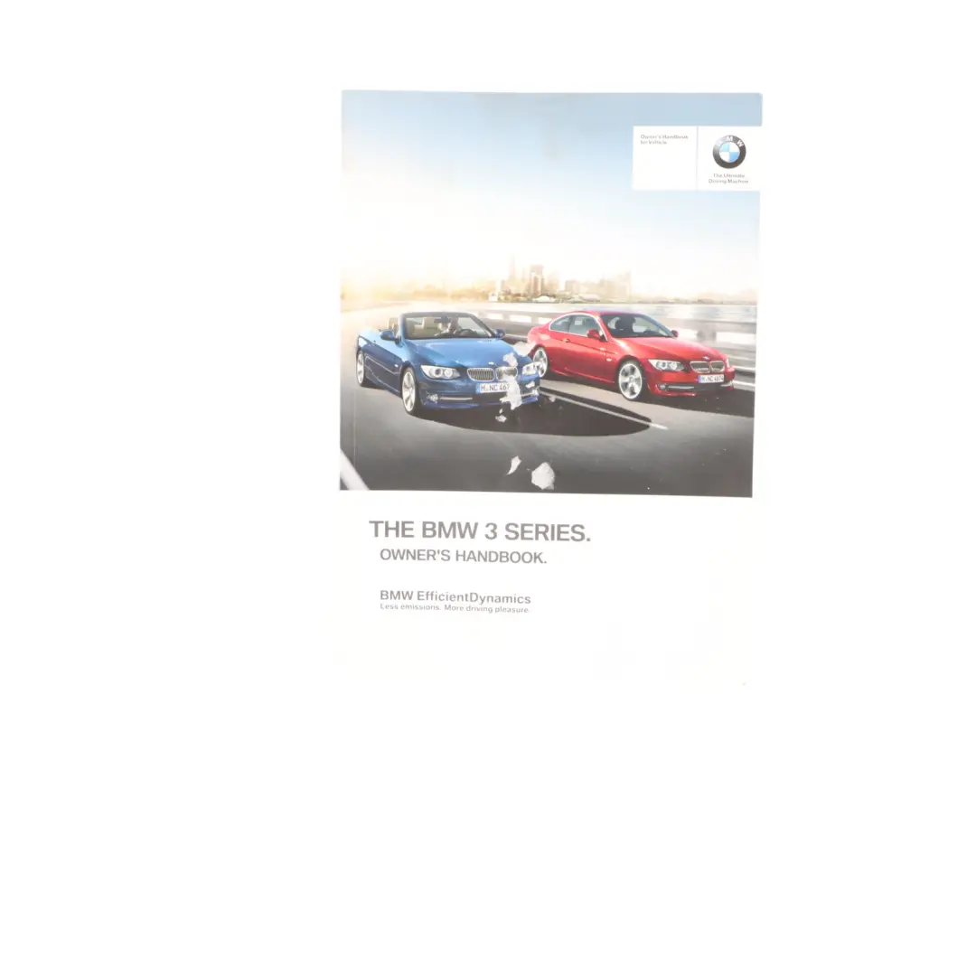 BMW E92 Owner's Handbook Instructions Pouch Case Wallet Set 2604603