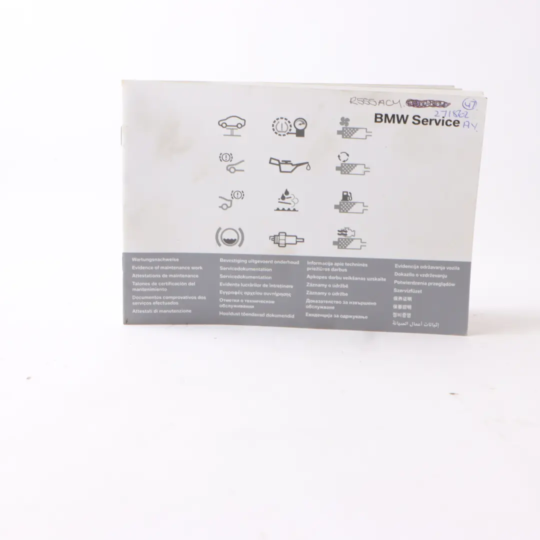 BMW E92 Owner's Handbook Instructions Pouch Case Wallet Set 2604603