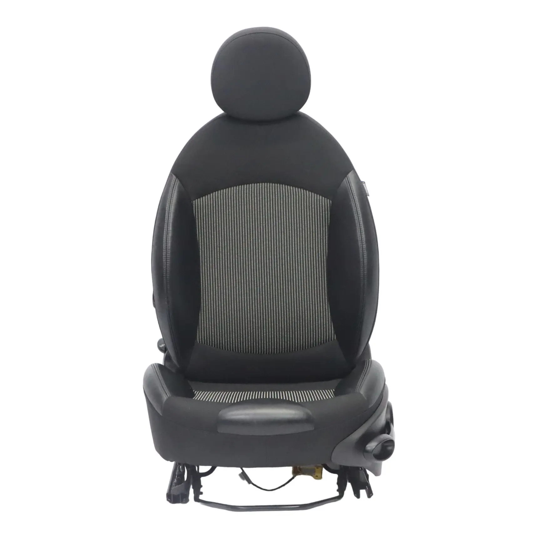 Mini R56 R57 Sport Asiento Delantero Izquierdo Medio Cuero Negro