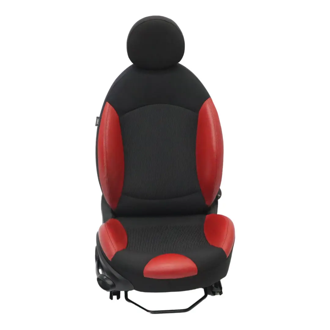 Asiento Deportivo Delantero Mini R55 R56 Delantero Derecho Tela Cuero Rojo