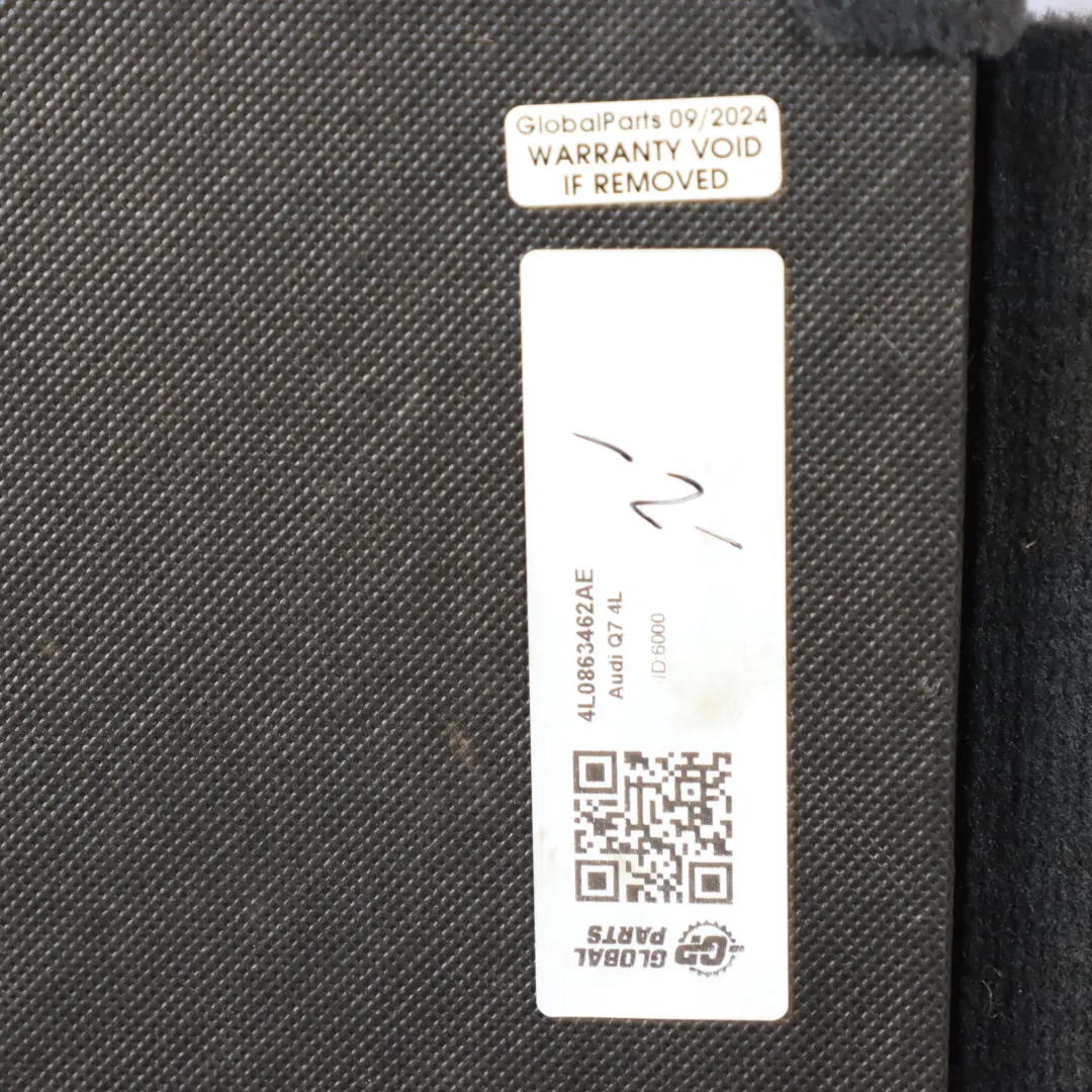 Audi Q7 4L Boot Trunk Carpet Floor Mat Rear Liner Cover 4L0863462AE