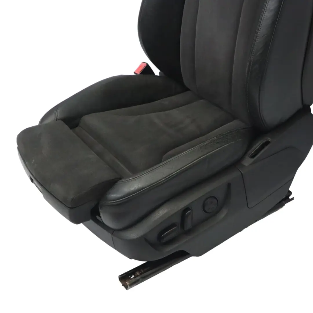 Audi Q7 4L Asiento Delantero Izquierdo S-Line Sport Calefactable Cuero Alcantara