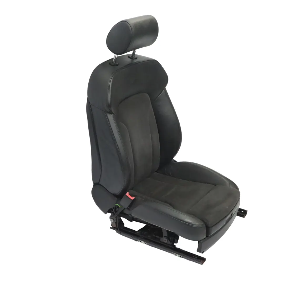 Audi Q7 4L Asiento Delantero Izquierdo S-Line Sport Calefactable Cuero Alcantara