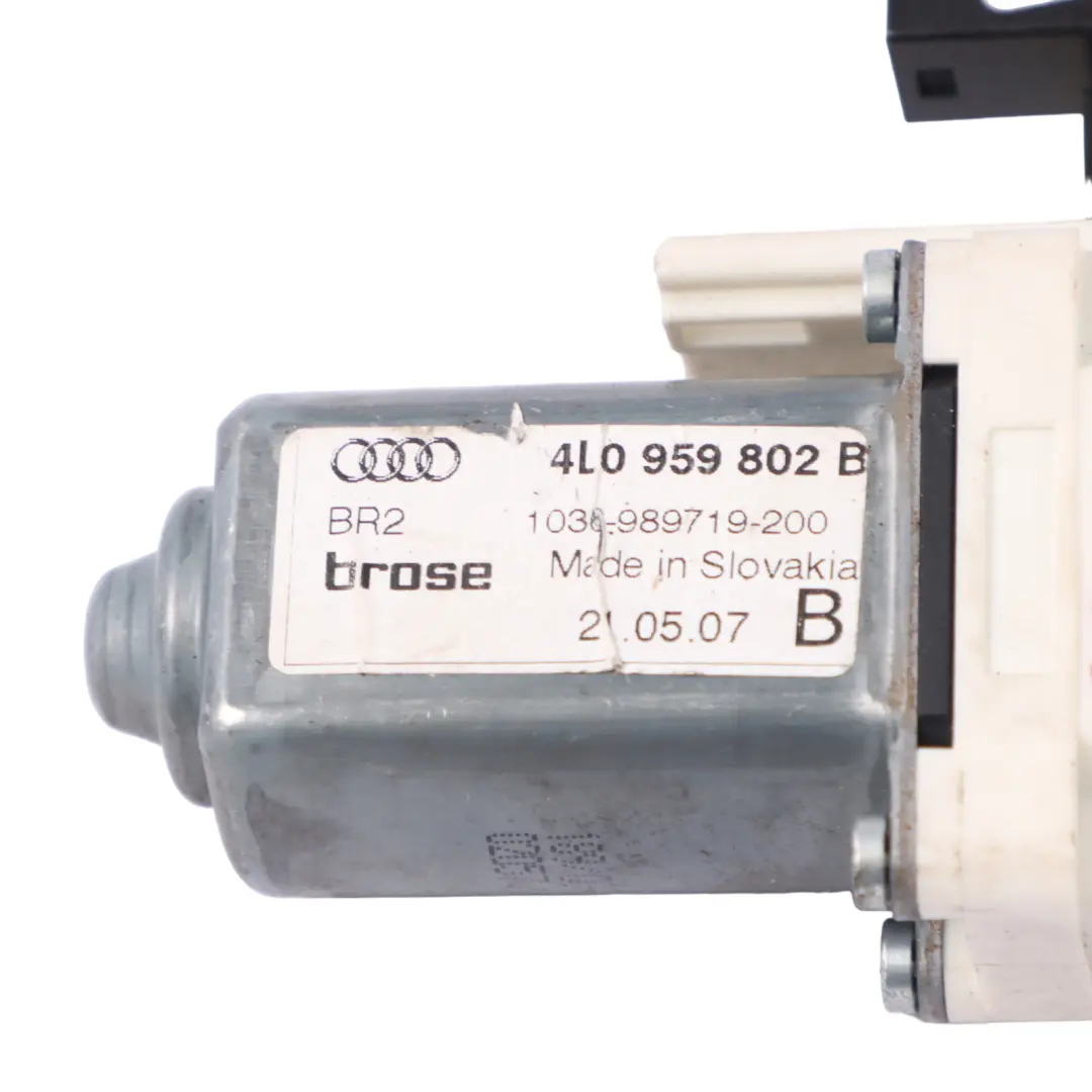 Audi Q7 4L Puerta Elevalunas Motor Regulador Delantero Derecho 4L0959802B