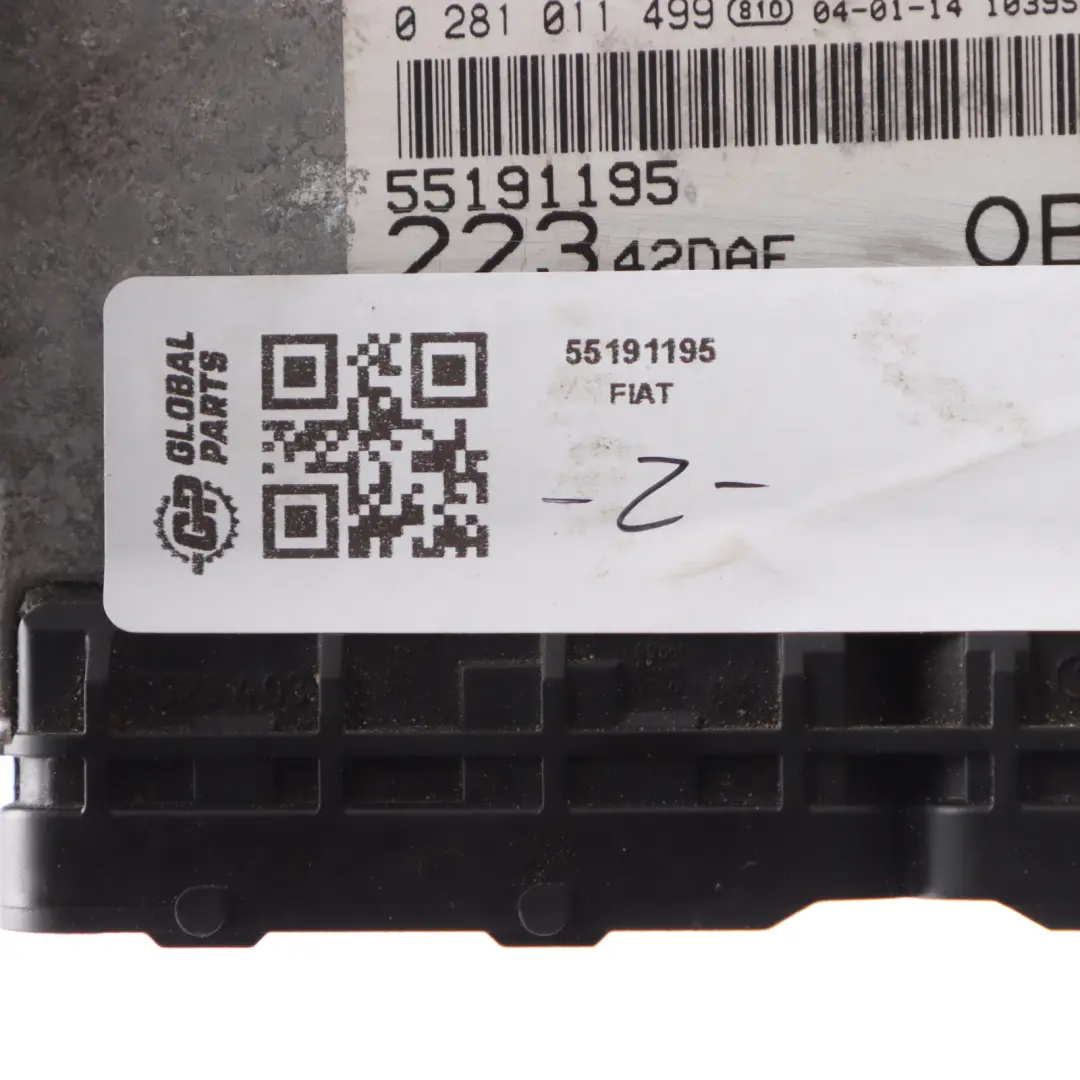 Fiat Doblo 1.9 JTD CF3 105HP Engine Unit ECU 55191195 Manual Gearbox