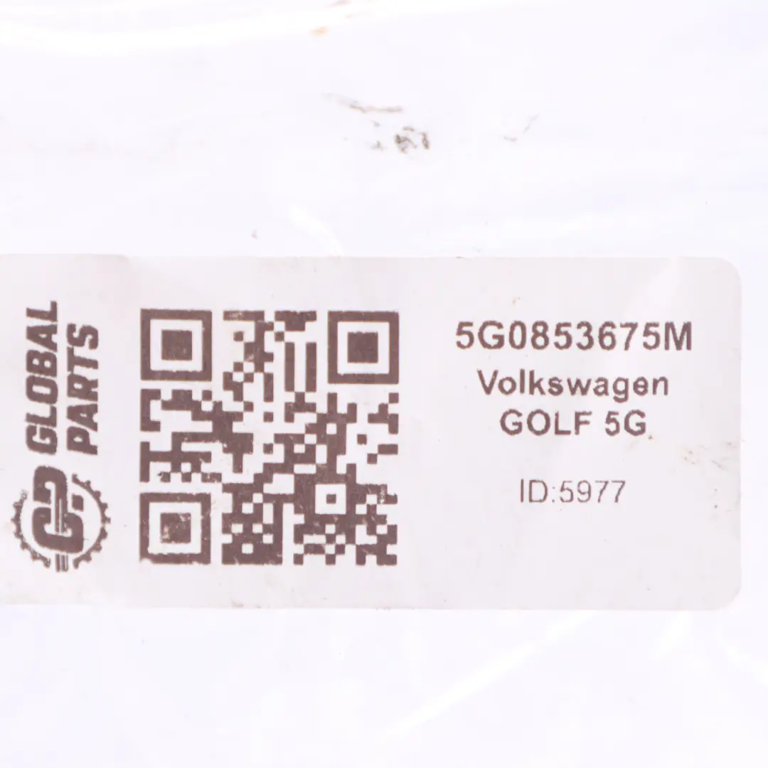 VW Golf 5G Klapa Bagażnika Emblemat Bluemotion Napis  5G0853675M