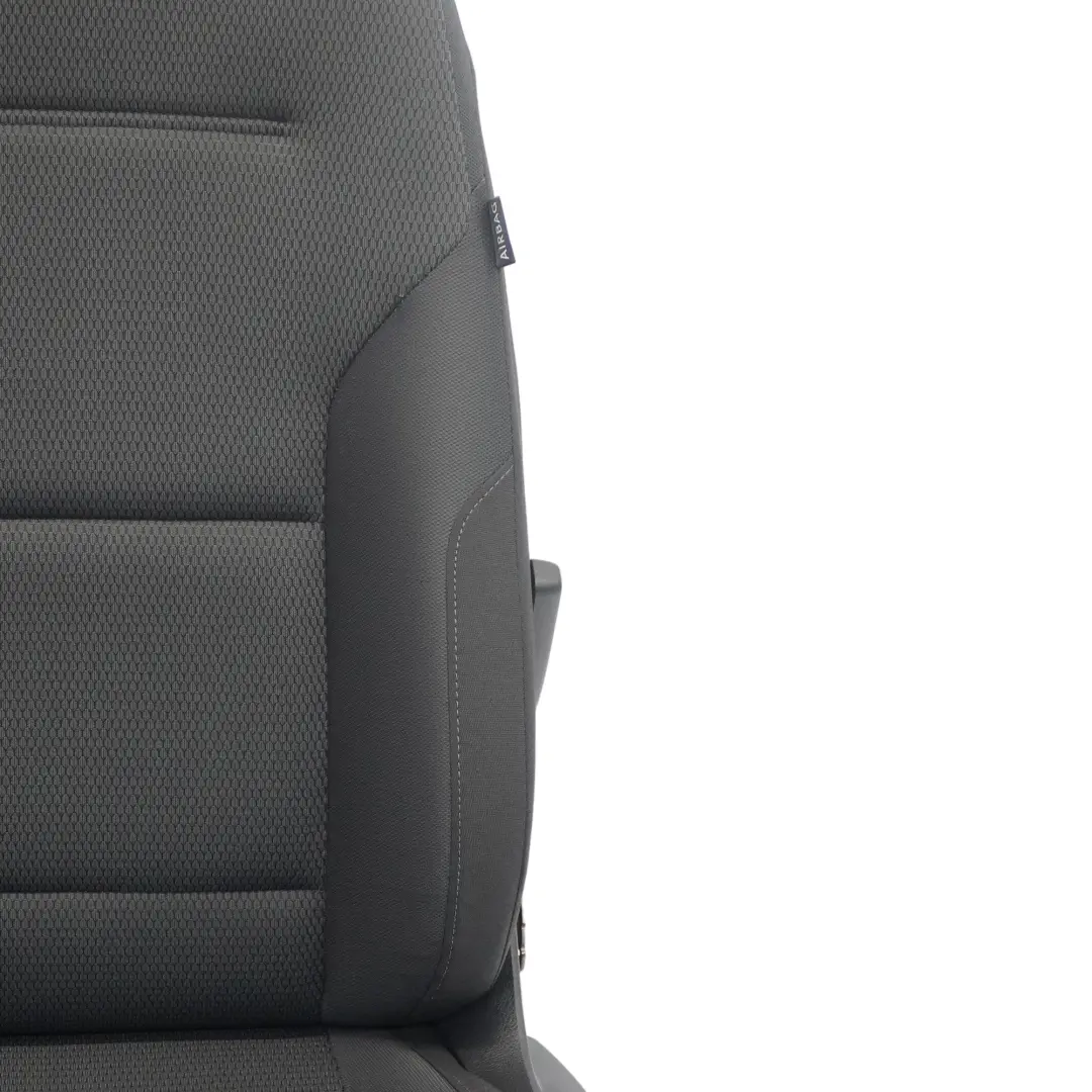 Volkswagen Golf Mk7 5G Front Left Seat Comfort N/S Interior Fabric Cloth 