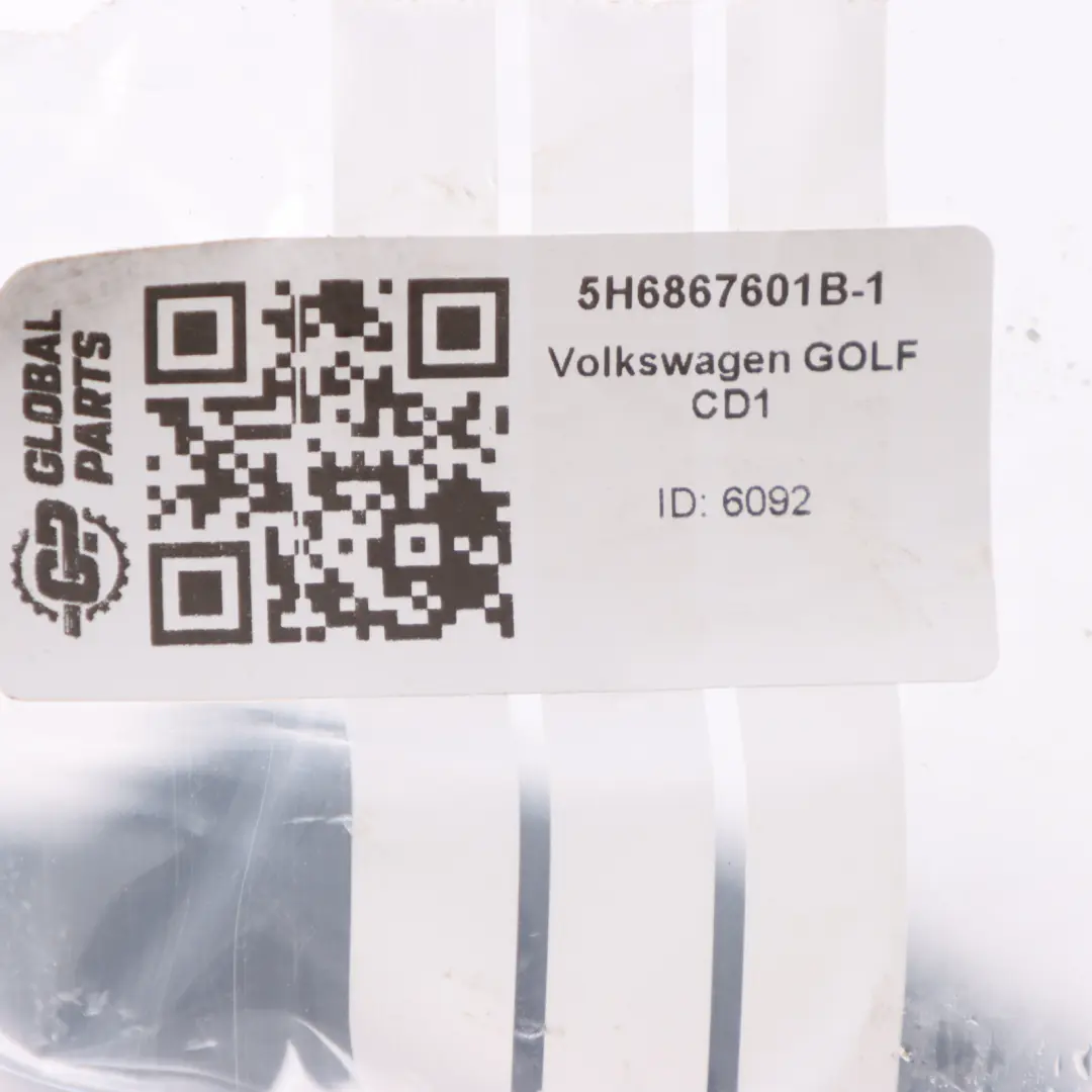 Volkswagen Golf CD1 Trunk Interior Panel Trim Cover Left N/S Black 5H6867601