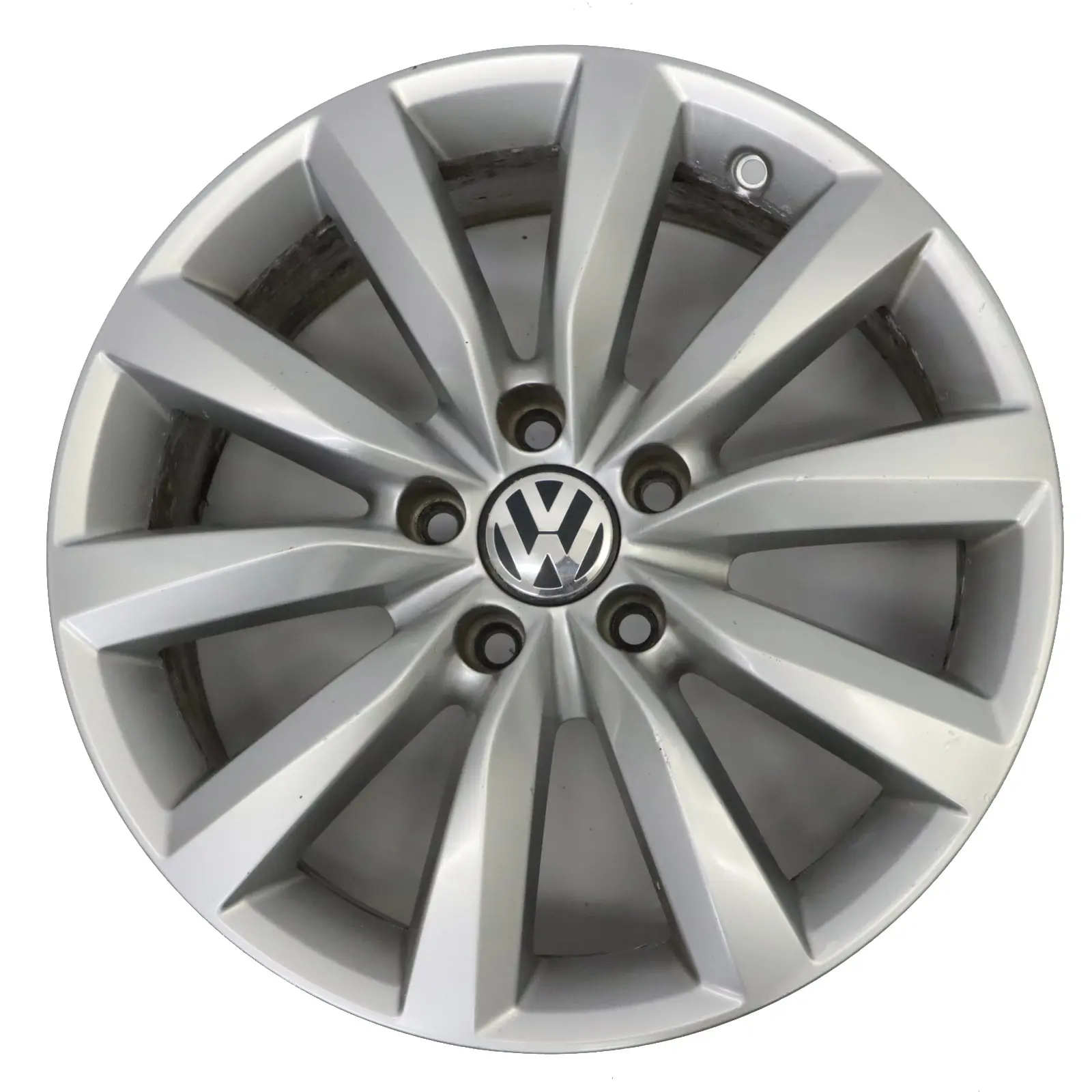 Volkswagen Tiguan 5N Srebrna Felga Aluminiowa 17" ET:43 7J 5N0601025AH