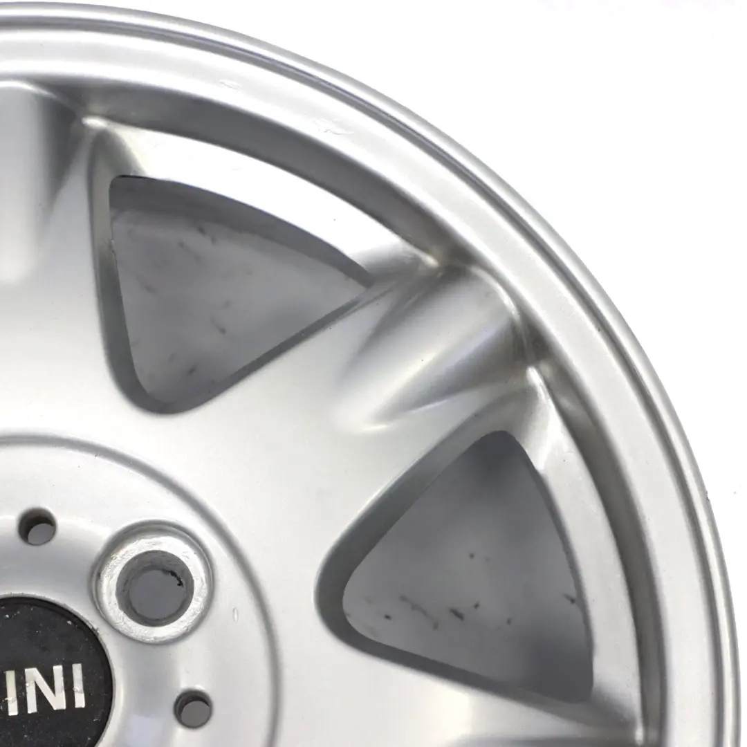 Mini R50 R55 R56 Llanta De aleacion plateada 15" 5,5J ET:45 Delta Spoke 96