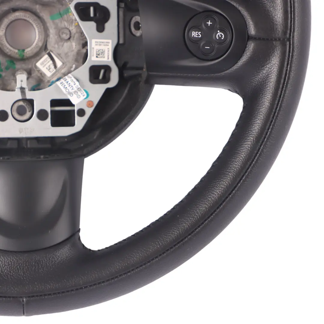 Mini Cooper R55 R56 LCI R60 Black Leather Sports Multifunction Steering Wheel