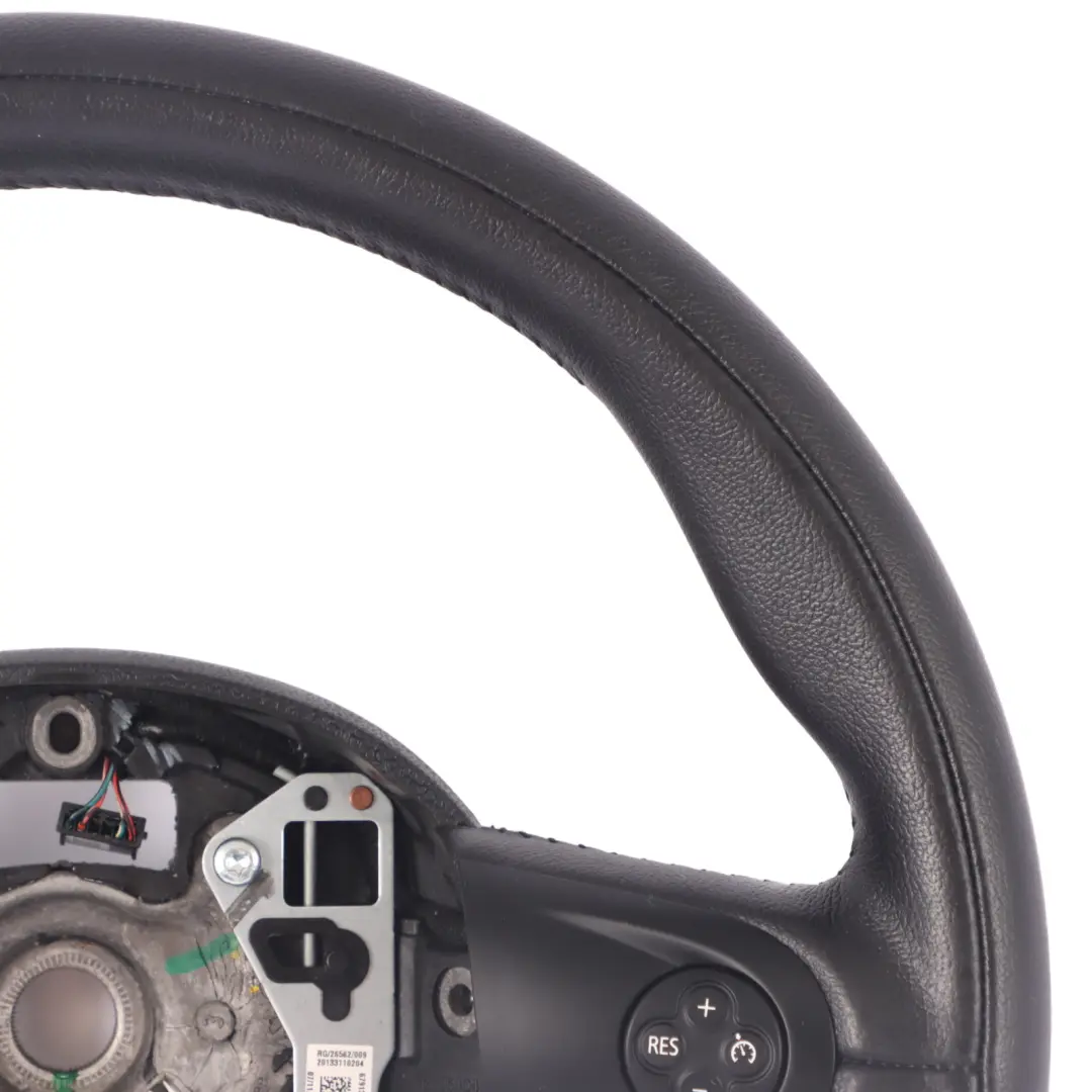 Mini Cooper R55 R56 LCI R60 Black Leather Sports Multifunction Steering Wheel