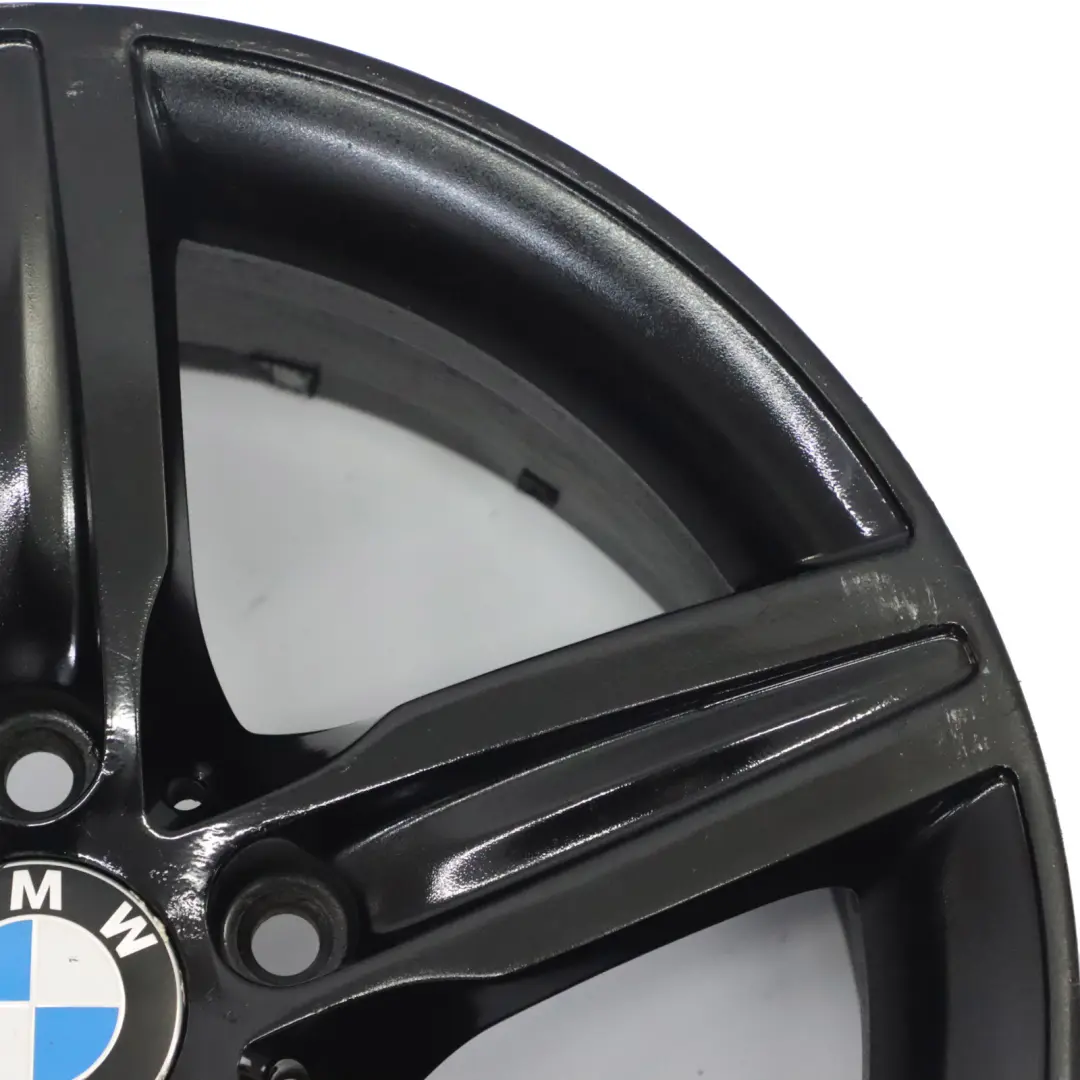 BMW F20 F21 Black Alloy Wheel Rim 17" Star Spoke 379 ET:43 7,5J 6850151