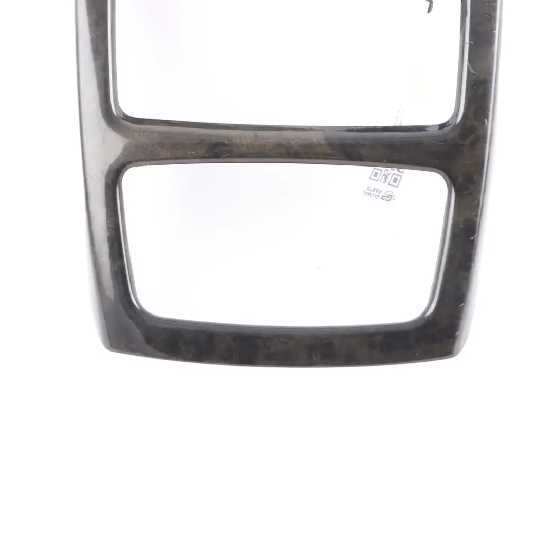 BMW E92 E93 Centre Console Rear Cover Trim Poplar Woodgrain 6966471