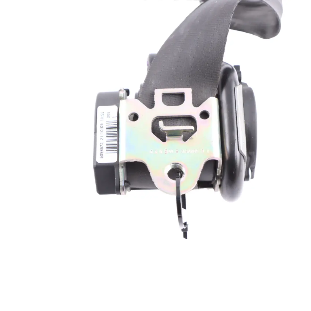 Seat Ibiza 6J Seatbelt Front Left N/S Seat Upper Belt Black 6J4857705