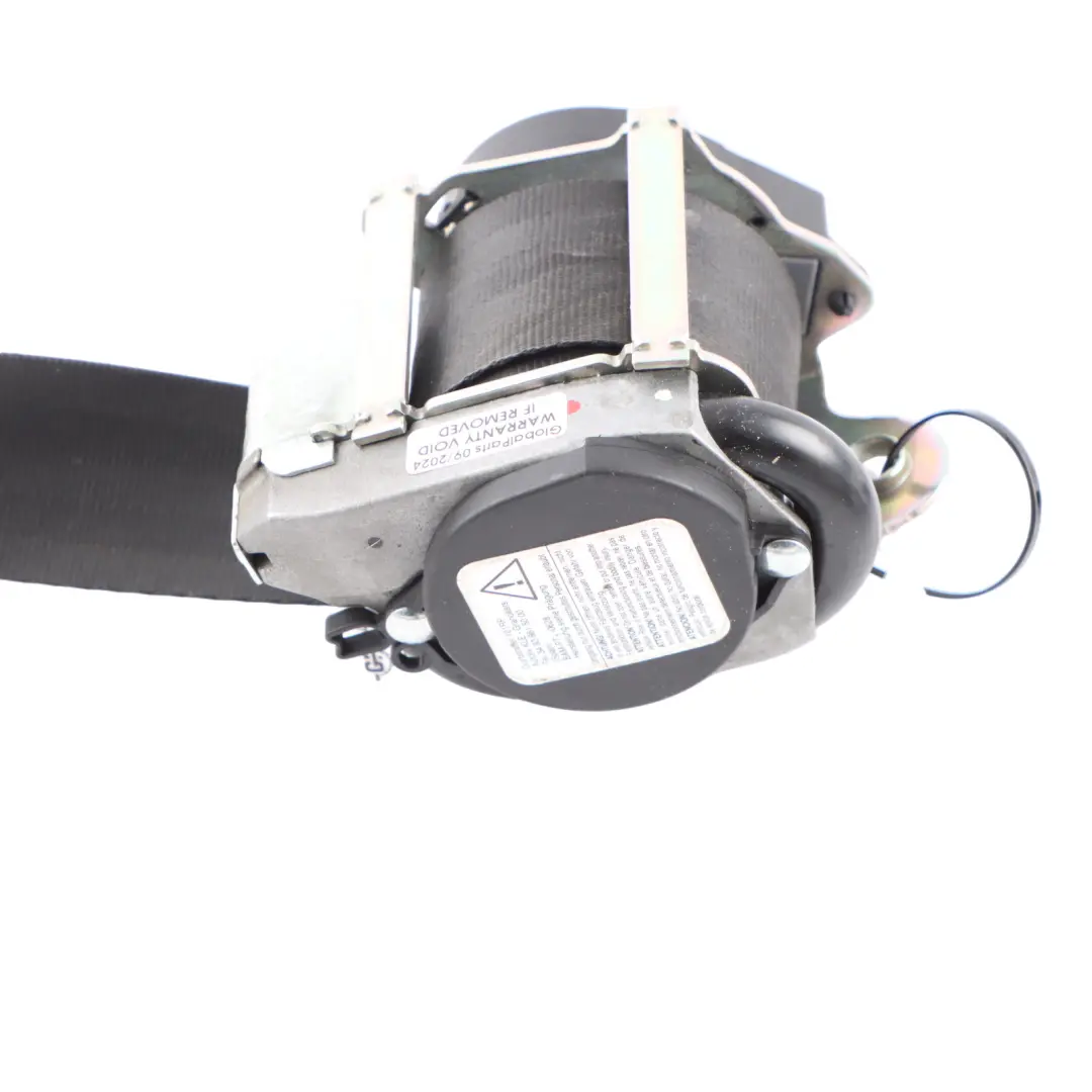 Seat Ibiza 6J Seatbelt Front Left N/S Seat Upper Belt Black 6J4857705
