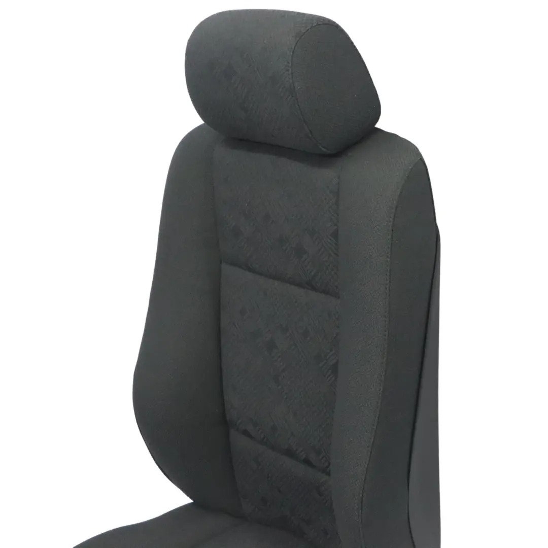 BMW X5 E53 Front Seat Left N/S Interior Cloth Fabric Flat Weave Anthracite