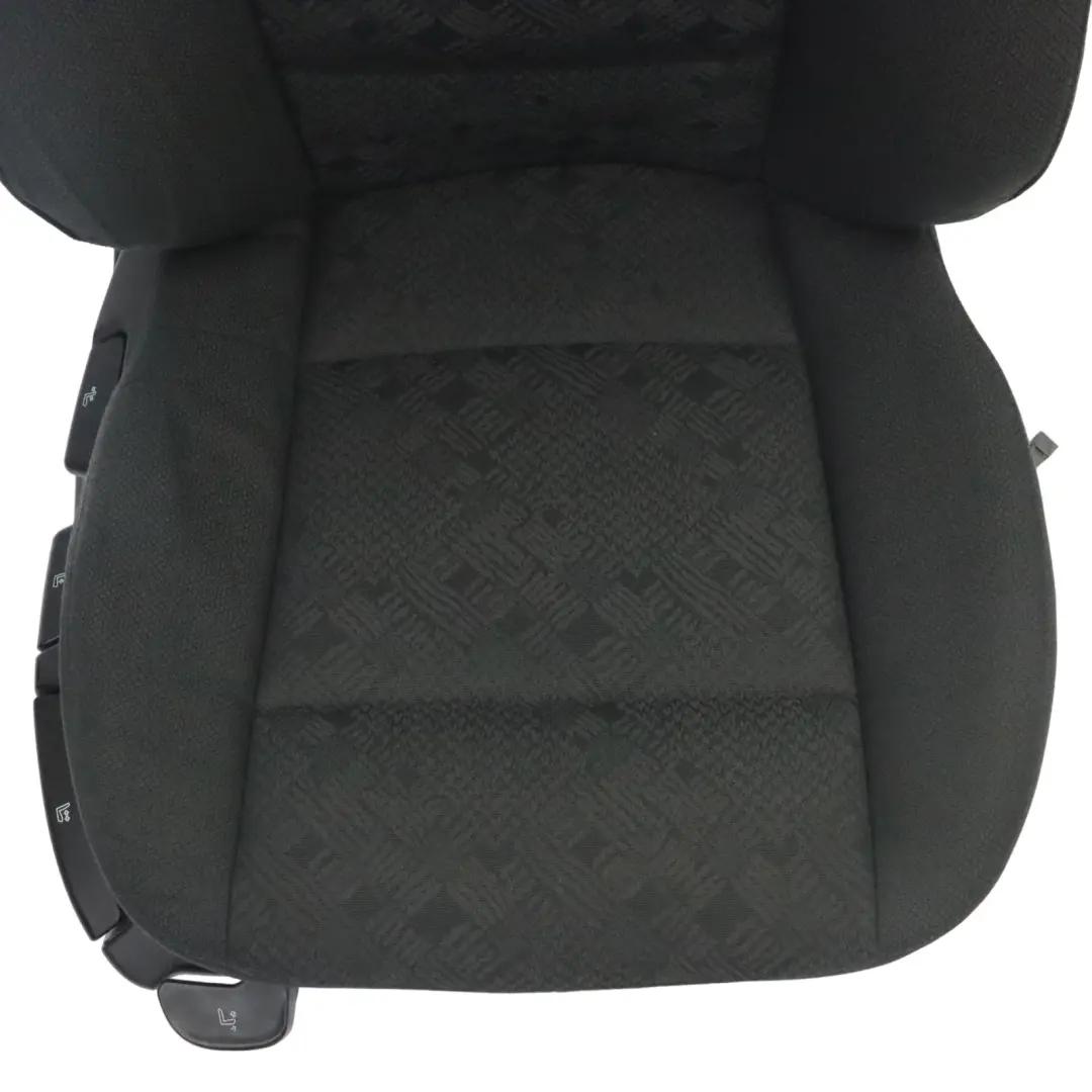 BMW X5 E53 Front Seat Right O/S Interior Cloth Fabric Flat Weave Anthracite