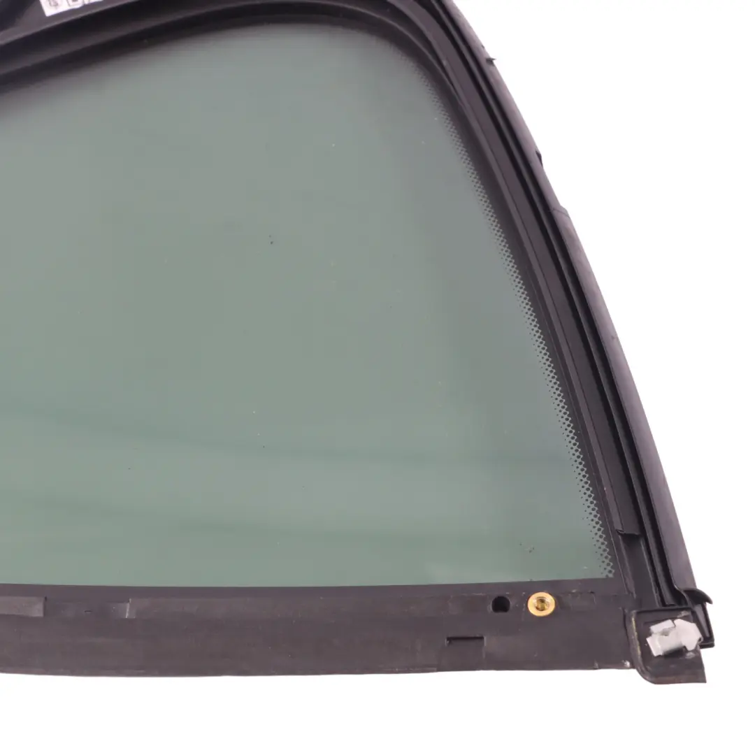 BMW F02 Rear Door Quarter Window Left N/S Glazing Glass SSG Green 7177851