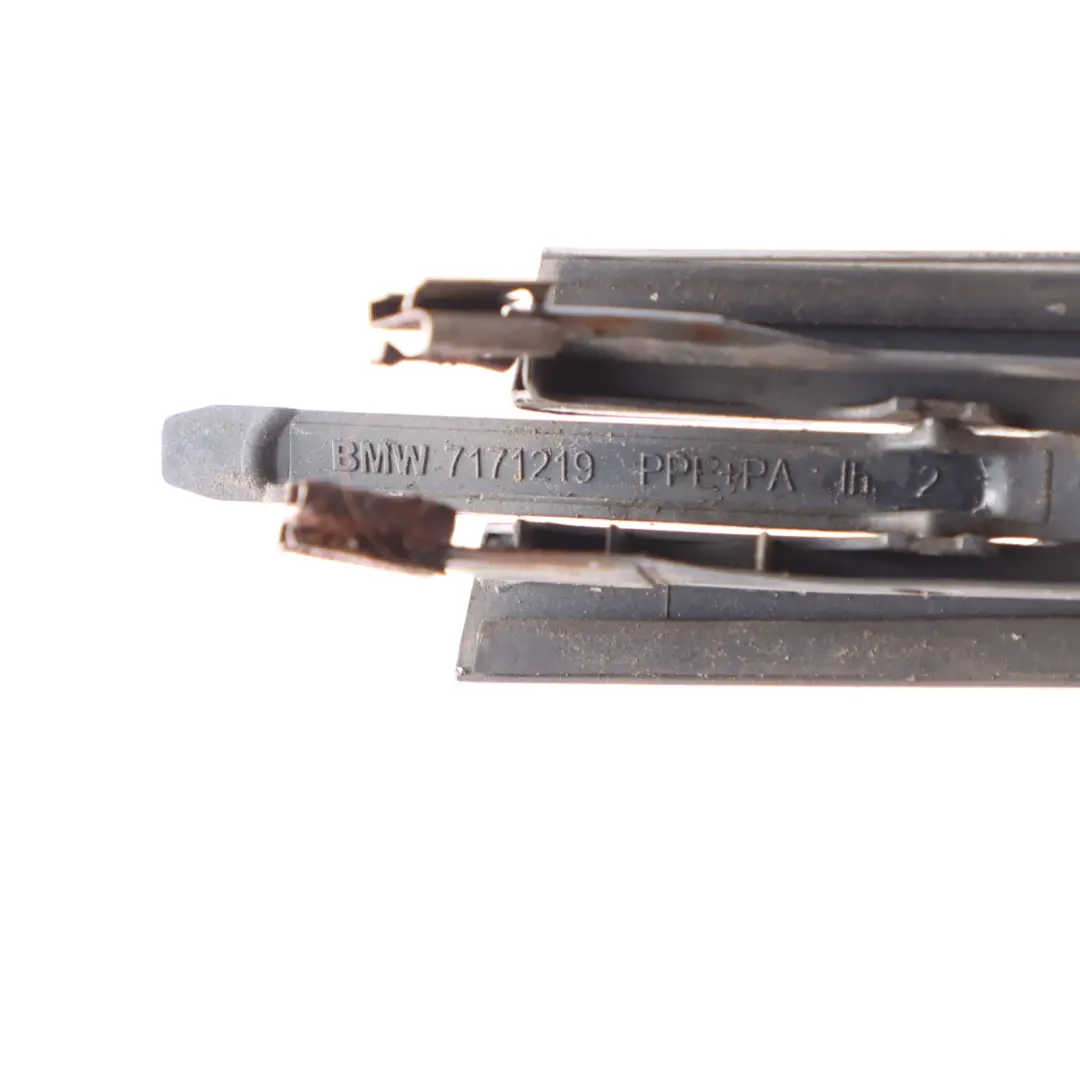 Left Top Molding Roof Hinge Cover N/S Sparkling Graphite A22 BMW E93 Convertible - SKU 7184047-SG2 - Part number 7184047