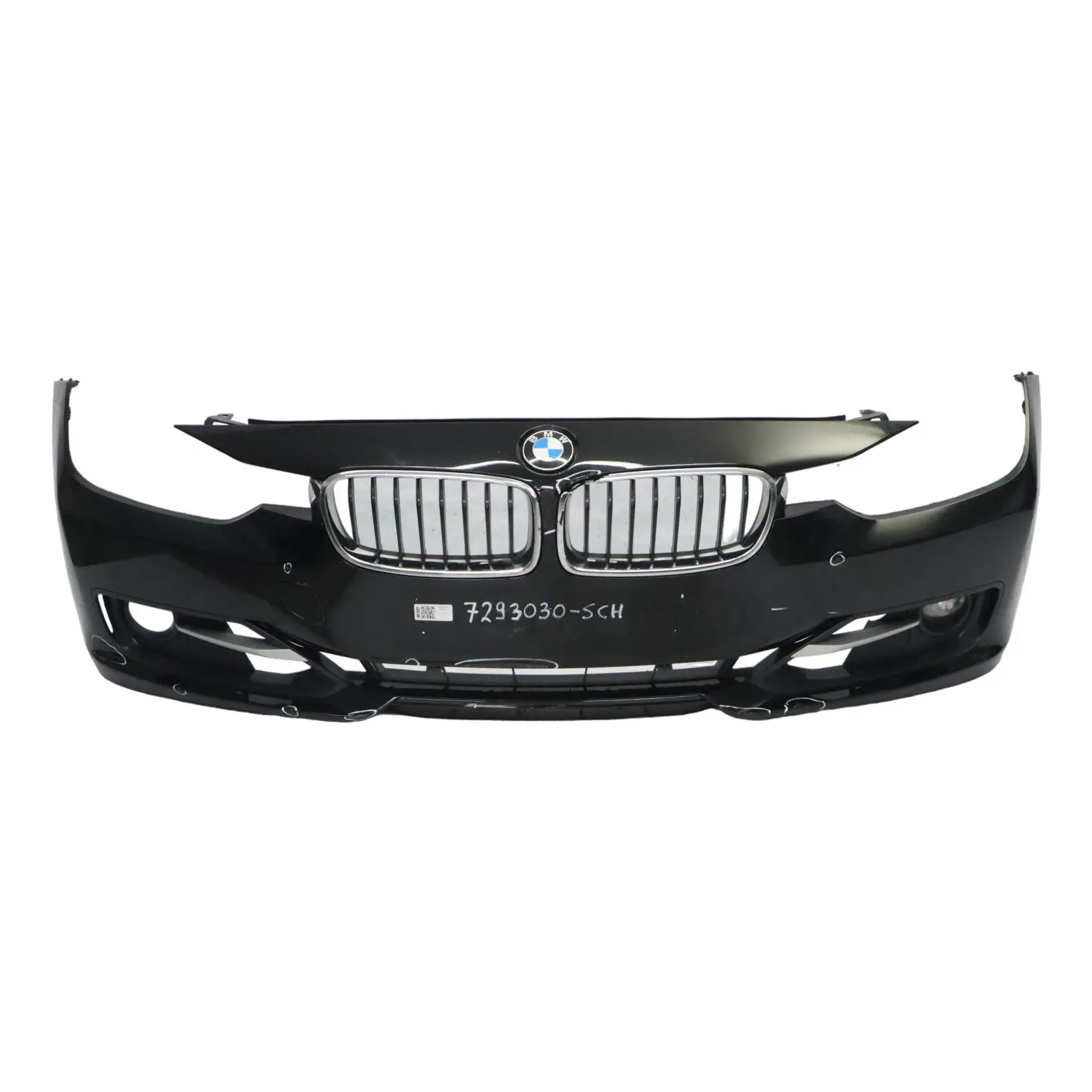 BMW F30 F31 Front Bumper Lines Trim Panel Schwarz 2 Black - 668