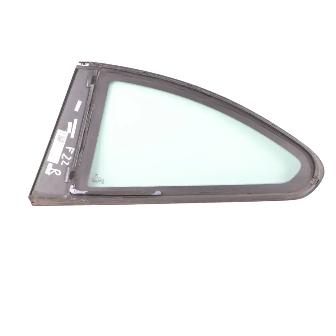 BMW F22 F87 Rear Window Glass Right O/S Quarter Side 7294346