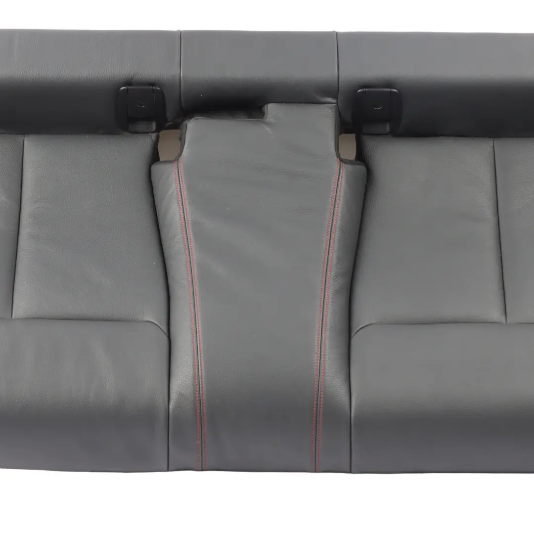 BMW F36 Seat Bench Rear Couch Sofa Cover Black Leather Dakota Red Stitching