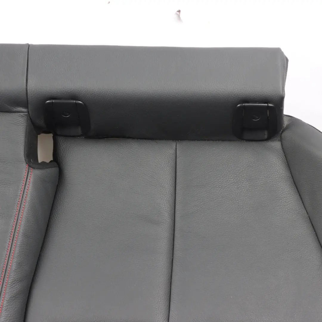 BMW F36 Seat Bench Rear Couch Sofa Cover Black Leather Dakota Red Stitching