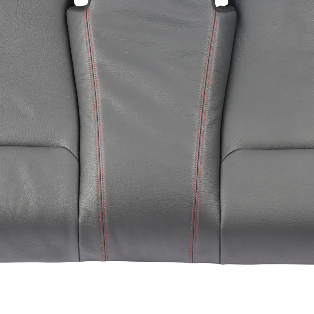 BMW F36 Seat Bench Rear Couch Sofa Cover Black Leather Dakota Red Stitching