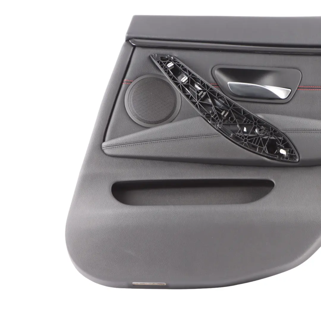 BMW F36 Door Card Trim Rear Right O/S Panelling Lining Leather Black Red