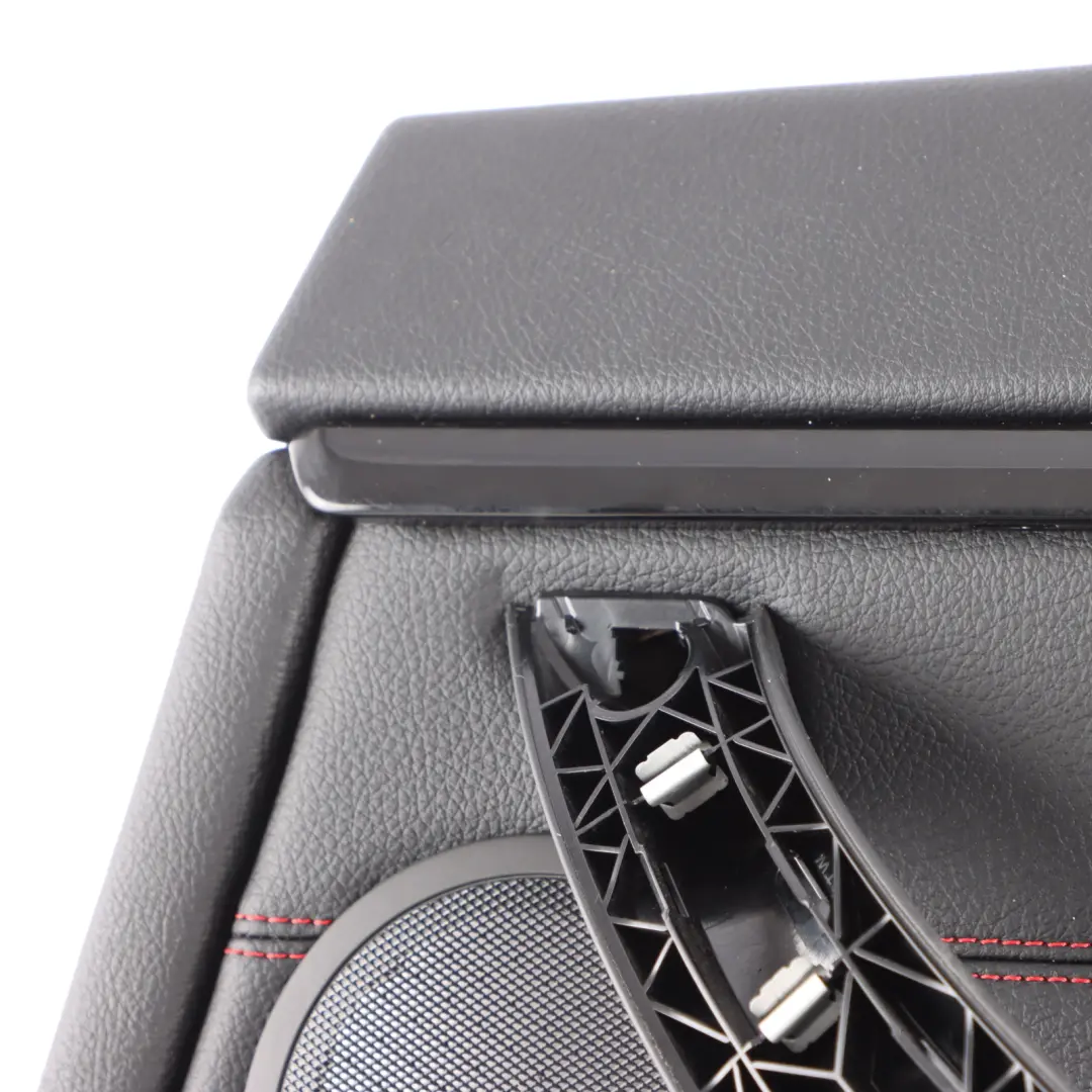 BMW F36 Door Card Trim Rear Right O/S Panelling Lining Leather Black Red