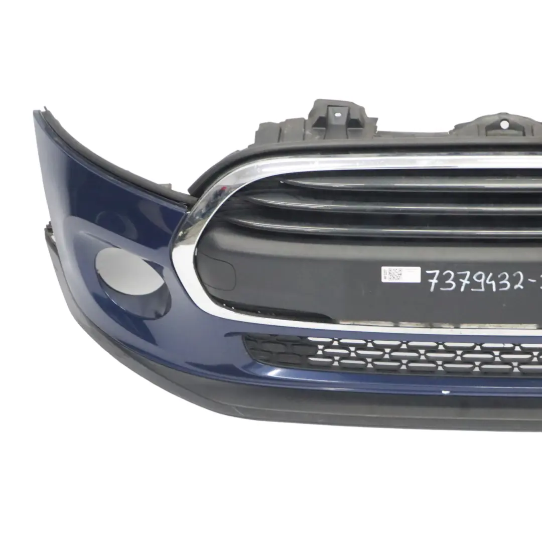 Mini F55 F56 F57 Complete Front Bumper Trim Panel Deep Blue Metallic - B69