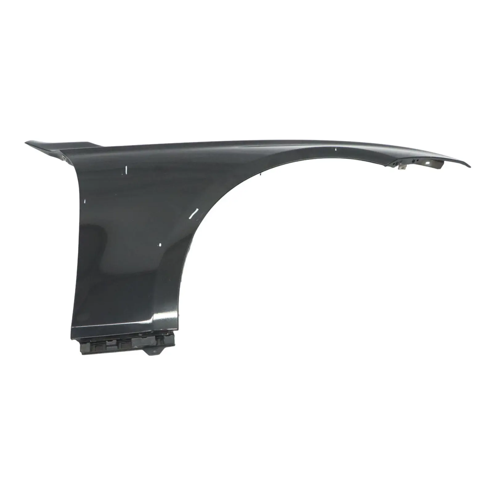 BMW F30 Side Wing Panel Fender F31 Front Right O/S Schwarz 2 Black - 668