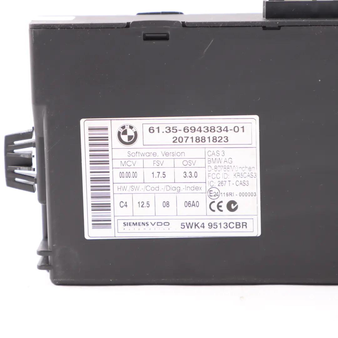 BMW E81 E87 LCI E90 116i 316i 115HP N45N ECU Kit DME CAS3 Lock + Key 7581848