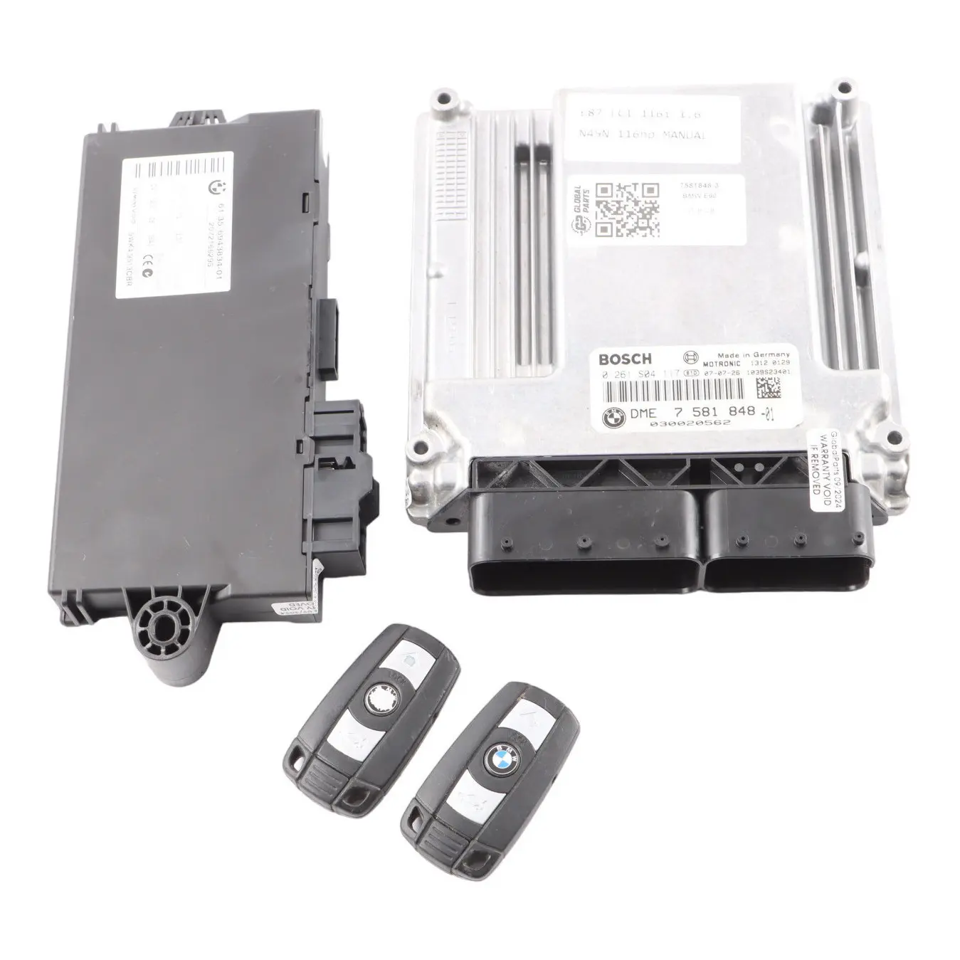 BMW E81 E87 LCI E90 116i 316i N45N ECU Kit DME CAS3 + Keys 7581848 Manual